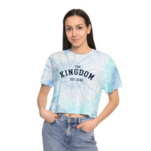 Load image into Gallery viewer, The Kingdom Established 33 AD Women's Tie-Dye Crop Tee Christian Streetwear