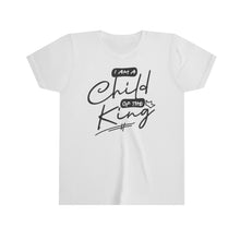 Load image into Gallery viewer, (Youth Sizes) Child of the King Unisex Jersey Short Sleeve White Tee