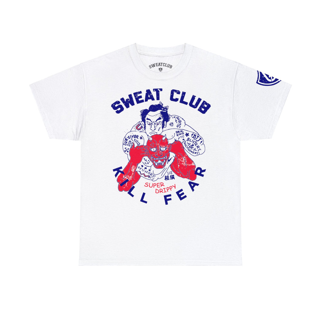 Red, White, and Blue Kill Fear Sweat Club Exclusive T-shirt