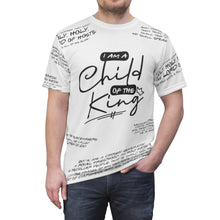 Load image into Gallery viewer, (ALL SIZES) Child of the King Unisex AOP Cut &amp; Sew Tee
