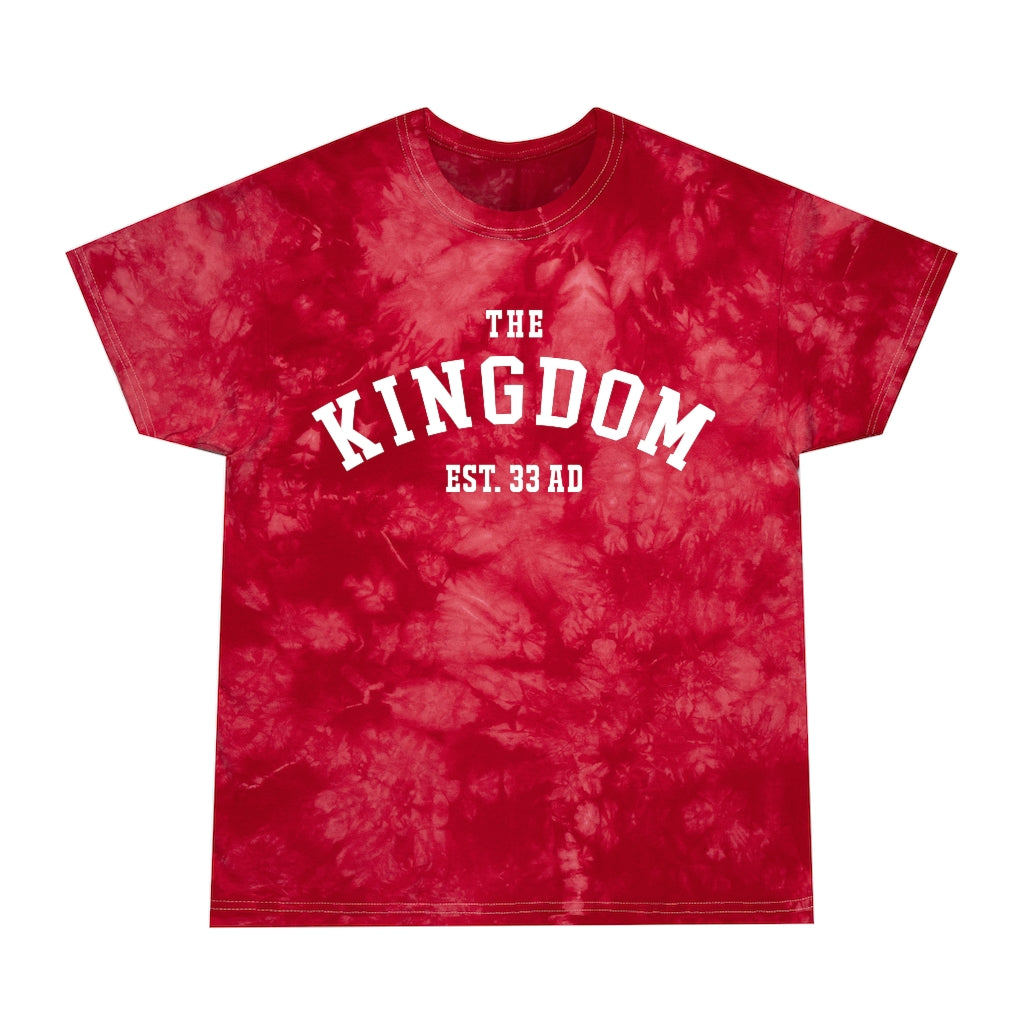 The Kingdom Established 33 AD Tie-Dye Tee, Crystal Christian Streetwear