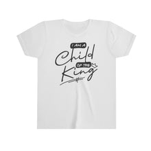 Load image into Gallery viewer, (Youth Sizes) Child of the King Unisex Jersey Short Sleeve White Tee
